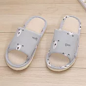 333家居鞋館 俏皮柔和室內蓆拖鞋 藍26