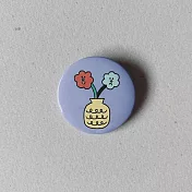 宇宙通信磁鐵小胸章| 感性花