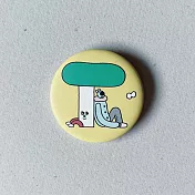 宇宙通信磁鐵大胸章| 暫停