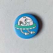 宇宙通信磁鐵大胸章| 太空船