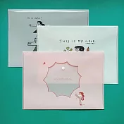 有釦文件夾|三入組