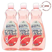 日本Rocket洗碗精600g-葡萄柚香 x3瓶