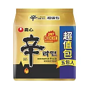 【農心】辛拉麵-香辣雞肉風味(超值包)5入(到期日2025/12/11)