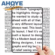【Ahoye】大面積超薄放大鏡 (180x120)