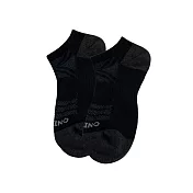 【MORINO摩力諾】MIT抗菌網織透氣船襪/短襪/運動機能襪| M 22-24cm |2入組 黑灰