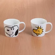 【日本金正陶器】Snoopy史奴比 大臉陶瓷馬克杯280ml ‧ 糊塗塔克