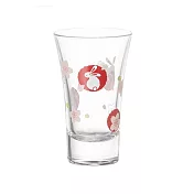 【Toyo Sasaki】日本緣起開運祈福直式玻璃清酒杯100ml ‧ 白兔櫻花