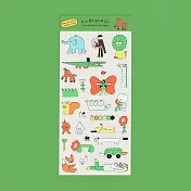 透明貼紙｜ 動物日記