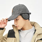 【KISSDIAMOND】撞色加厚保暖老帽棒球帽(KDH-200)  F 淺灰