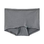 【MUJI 無印良品】女柔滑平口內褲 S 深灰