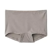 【MUJI 無印良品】女柔滑平口內褲 S 摩卡棕