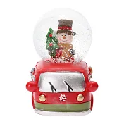 【日本Mark’s】復古車車造型水晶球S ‧ 雪人