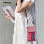 Ultrahard City Travel 斜背手機包Plus 東京(粉)