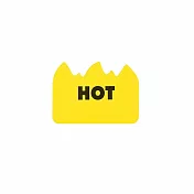【HIGHTIDE】Penco 火焰造型便利貼 ‧ 黃色