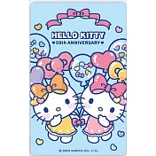 HELLO KITTY 50th悠遊卡 氣球(閃卡)【受託代銷】