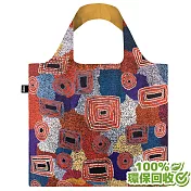 LOQI 環保材質春捲包/購物袋│水之夢(無扣帶、暗袋)