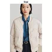 ltyp旅途原品 嵿級95白鵝絨三防短款羽絨服 夾克麵包服外套女秋冬 M L-XL  M 梔子白