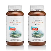 聖伯納德 Sanct Bernhard 魚油 Omega-3 1000mg (120粒X2罐)膠囊 高單位-原 德國百年草本