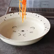 【日本Awasaka】MoguMogu動物 陶瓷深盤22.5cm ‧ 刺蝟