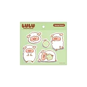 罐頭豬LuLu 豬熊豬羊系列- 泡棉貼紙 (豬羊)