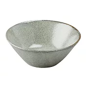 【日本Aito】美濃燒|復古質感亮面素色陶瓷餐碗380ml ‧ 杏仁白