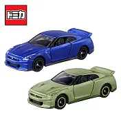 【日本正版授權】兩款一組 TOMICA NO.23 日產 GT-R NISSAN 玩具車 初回特別式樣 多美小汽車