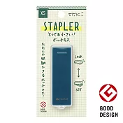 MIDORI XS迷你系列釘書機II- 靛藍