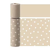 【日本Mark’s】水性筆可寫紙膠帶Slim二入組 ‧ 點點/米