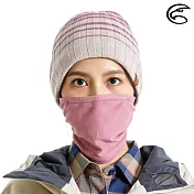 ADISI Primaloft 針織條紋遠紅外線面罩保暖帽 AH23012 / 城市綠洲 (帽子 毛帽 針織帽 保暖帽) 玫瑰灰燼/梅瑟玫瑰