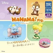 【日本正版授權】全套4款 迪士尼角色 HAHAHA公仔 扭蛋/轉蛋