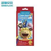 (2盒1包)雄獅 CP-12A 六角彩色鉛筆紙盒裝12色