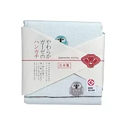 【日纖商工】日本大阪泉州 紗布純綿方巾 ‧ 貓頭鷹
