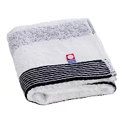 【日本HAYASHI】都會簡約條紋 純棉今治手巾 ‧ 黑