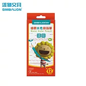 雄獅 CP-401 水性色鉛筆 紙盒 12色