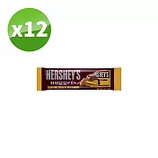 【Hershey’s 好時】金磚杏仁夾餡牛奶巧克力  28gx12入(到期日2024/11/10)