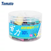 Tomato C-32 省力彩色長尾夾24支入/筒 32mm
