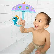以色列 Yookidoo 戲水洗澡玩具-孔雀小雨傘(紫)(閉彩盒)