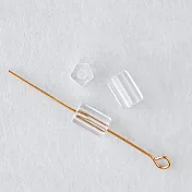 【日本MIYUKI FACTORY】希臘神話風 捷克玻璃珠(袋裝) 4x6mm ‧ 透明