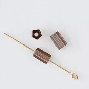 【日本MIYUKI FACTORY】希臘神話風 捷克玻璃珠(袋裝) 4x6mm ‧ 深黃玉