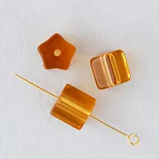 【日本MIYUKI FACTORY】希臘神話風 捷克玻璃珠(袋裝) 8x8mm ‧ 黃玉透明