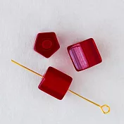 【日本MIYUKI FACTORY】希臘神話風 捷克玻璃珠(袋裝) 8x8mm ‧ 紅寶石