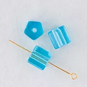 【日本MIYUKI FACTORY】希臘神話風 捷克玻璃珠(袋裝) 8x8mm ‧ 水藍