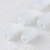 【日本MIYUKI FACTORY】希臘神話風 捷克玻璃珠(袋裝) 4x6mm圓弧形 ‧ 絲綢白