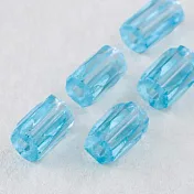 【日本MIYUKI FACTORY】希臘神話風 捷克玻璃珠(袋裝) 4x6mm圓弧形 ‧ 水藍