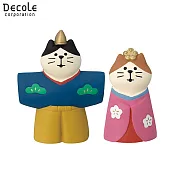 【DECOLE】concombre 暖暖晒太陽的雛人型 貓雛 男貓女貓組