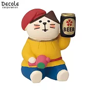 【DECOLE】concombre 悠閒花宴 乾杯大黑神貓