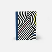 PAPIER TIGRE / A5筆記本-軌跡線