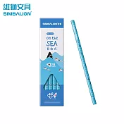 (2盒1包)雄獅 NO.1160 自由式三角塗頭鉛筆 2B 12支入/盒