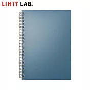 LIHIT LAB N-2673 A5網點活頁筆記本(MUTUAL) 石板藍