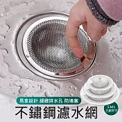 不鏽鋼水槽濾水器 排水孔過濾網 濾網蓋 M中號